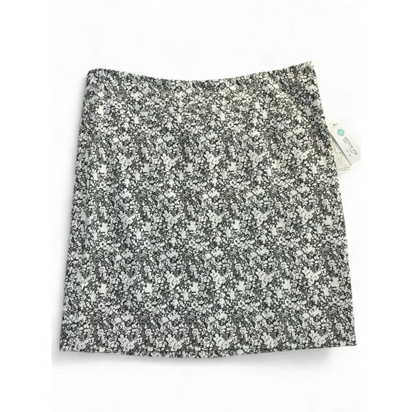 New Margaret M Slimming Pencil Skirt Grey & White Patterned Stretch Pull On - Picture 1 of 8